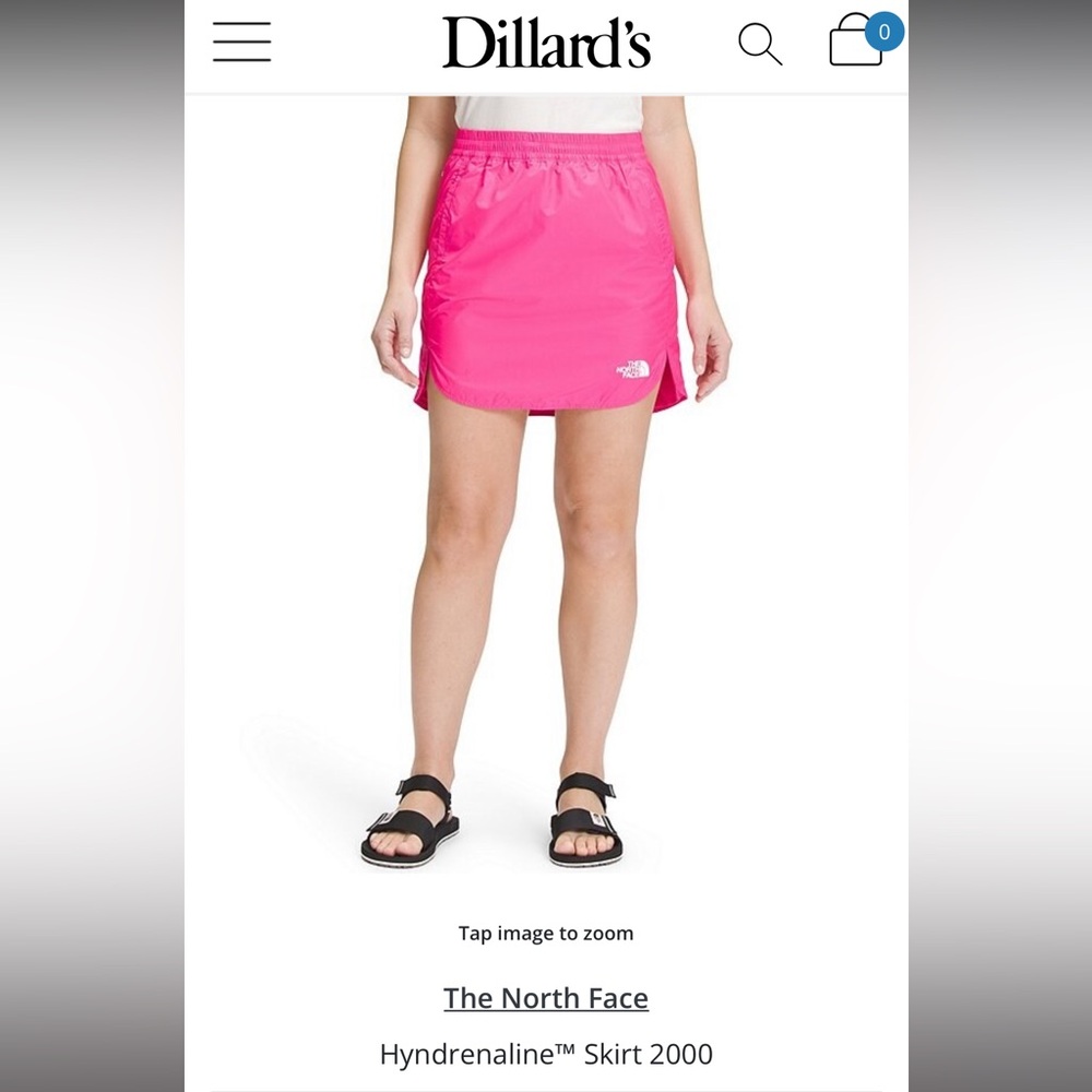 Pink North Face Skirt